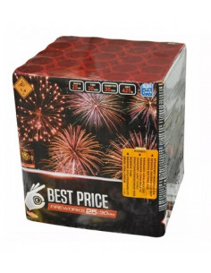 Kompaktní ohňostroj 25 ran 30 mm Best Price