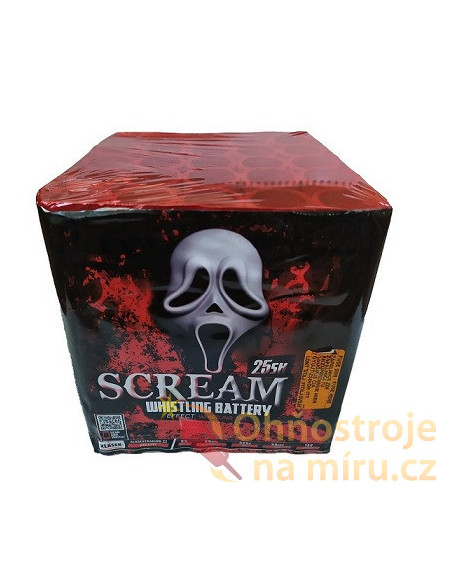 Batteriefeuerwerk Scream 25 Schuss 25 mm