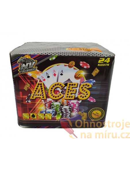 Ohňostroj 24 ran Aces 25 mm
