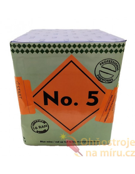 Kompaktní ohňostroj 16 ran 30 mm No. 5