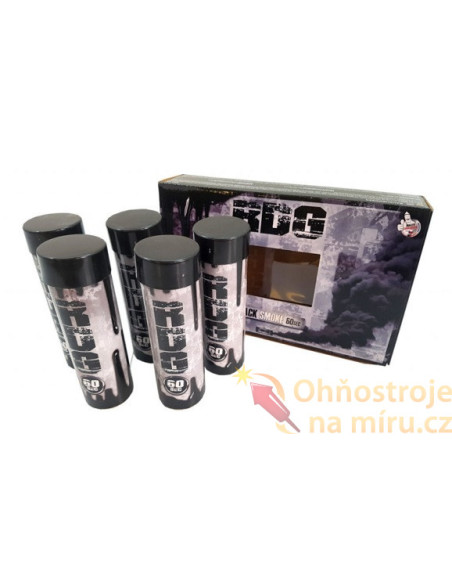 Pyrotechnika černá dýmovnice s trhací pojistkou