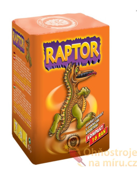 Batteriefeuerwerk 16 Schüsse Raptor