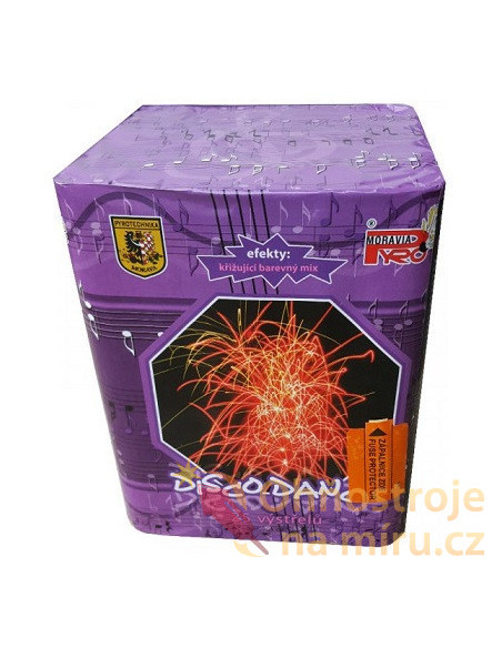 Tichý ohňostroj 25 ran Disco Dance 30 mm