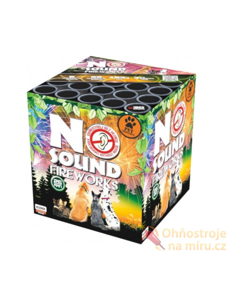Batteriefeuerwerk 25 schuss 30mm No Sound