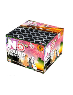 Kompaktní ohňostroj NO SOUND - bez hluku 49 ran 25 mm