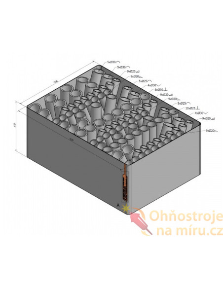 Složený ohňostroj 100 ran Pyrotechnology