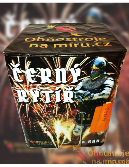 Batteriefeuerwerk 16 schuss Černý rytíř