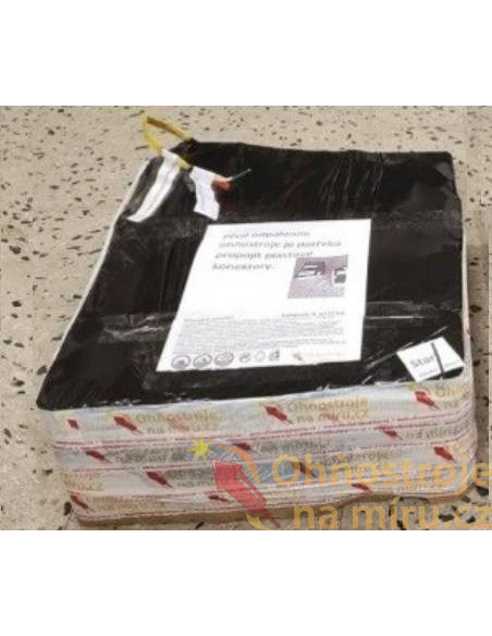 Složený "tichý" ohňostroj 268 ran 3,5 minuty