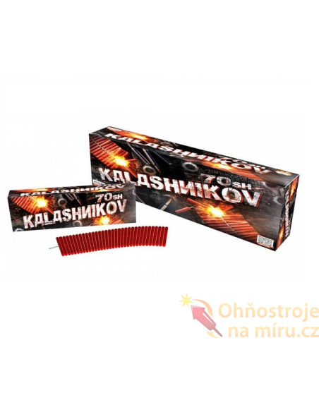 Pyrotechnika Petardový kobereček 70 ran Kalashnikov (bal. 5ks)