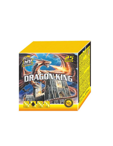 Batteriefeuerwerk Dragon King 25 Schuss