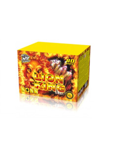 Batteriefeuerwerk 80 schuse 25 mm Lion King