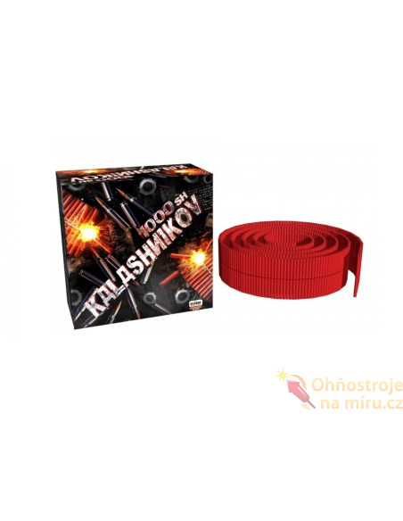 Pyrotechnika petardový kobereček 1000 ran Kalashnikov 1000 ran