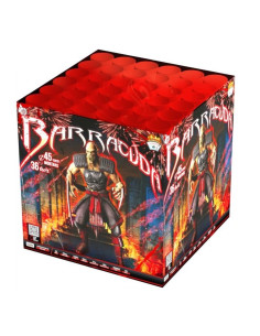 Batteriefeuerwerk 36 schusse Baracuda 45 mm