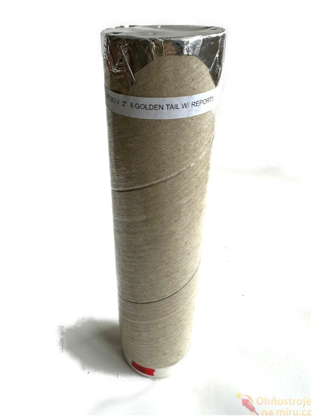 Single shot 2" Gold Tail to Titanium Report