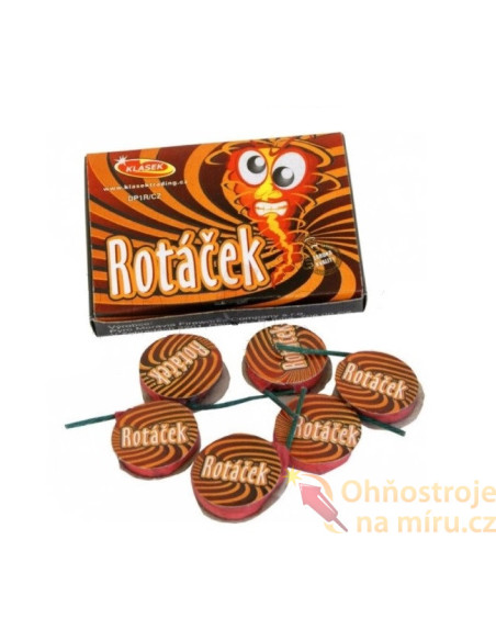 Bodenfarbener rotierender wirbel Rotáček