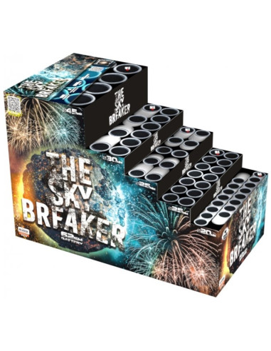 Batteriefeuerwerk 62 sh The Sky Breaker