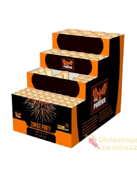 Batteriefeuerwerk 57sh Zombie party