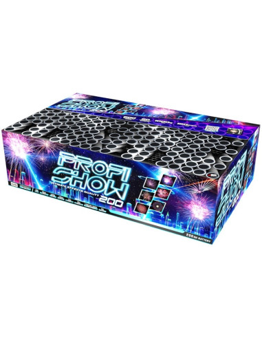 Verbundfeuerwerk 200 sh Profi show multi shape