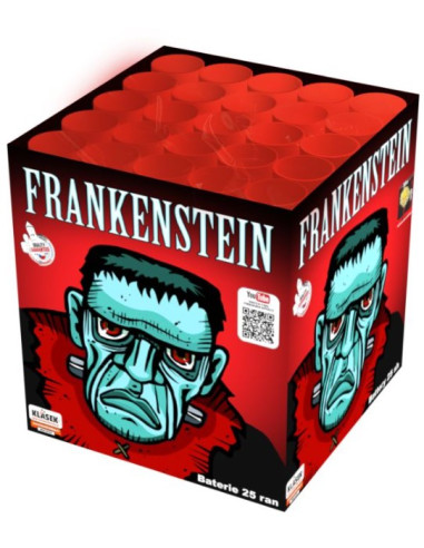 Kompaktní ohňostroj 25 ran Frankenstein 30mm