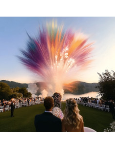 Dýmový barevný ohňostroj 2