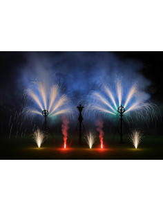 Barokní - fontánový, tichý ohňostroj bez explozí a třesku
