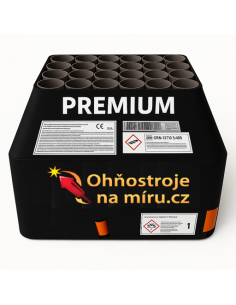 Složený ohňostroj 64 ran PREMIUM 30 mm – prémiový ohňostroj na svatbu, oslavu i zahradní party