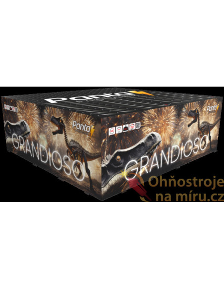 Složený ohňostroj 252 ran Grandioso