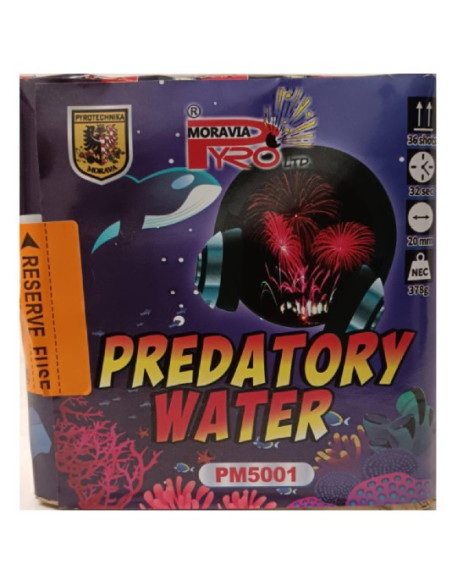 Tichý ohňostroj 36 ran Predatory Water