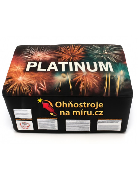 Složený ohňostroj 128 ran PLATINUM 30 mm – luxusní show na svatbu, oslavu i město