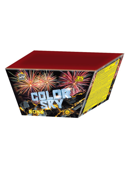 Kompaktní ohňostroj Color Sky 35 ran – efektní kompaktní ohňostroj
