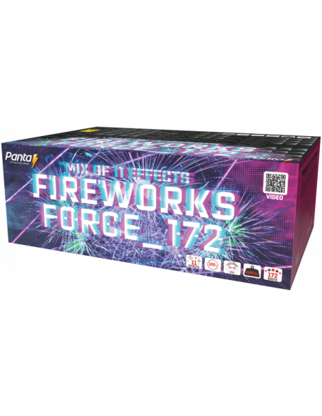Složený ohňostroj Fireworsk Force 172 ran 30mm/50mm