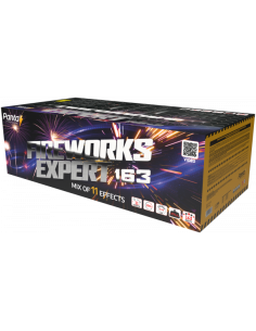 Složený ohňostroj Fireworks Expert 163 ran 30mm/50mm 2