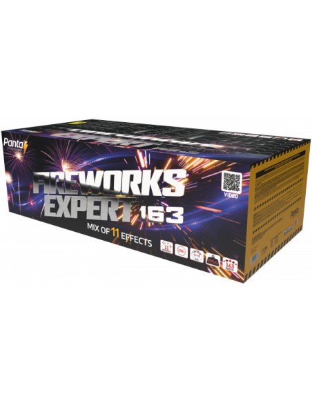 Složený ohňostroj Fireworks Expert 163 ran 30mm/50mm