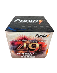 Ohňostroj 49 ran Multicolor Star Titanium Salute