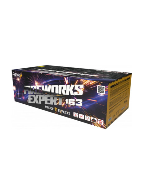 Složený ohňostroj Fireworks Expert 163 ran 30mm/50mm
