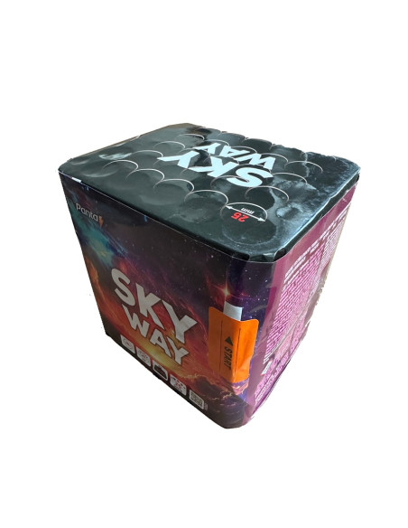 Ohňostroj Sky Way 25 ran 25 mm – efektní barevný ohňostroj