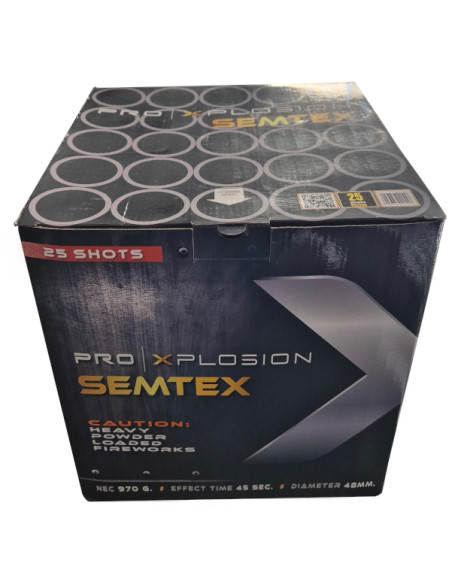 Ohňostroj SEMTEX 25 ran kalibr 48 mm