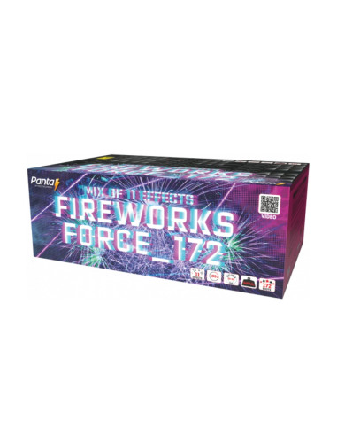 Složený ohňostroj Fireworsk Force 172 ran 30mm/50mm