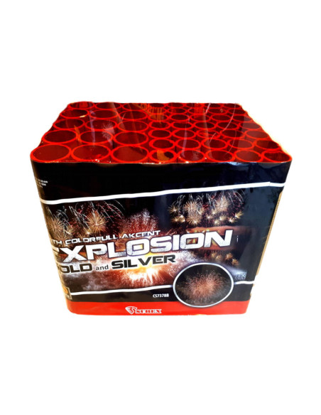 Ohňostroj Explosion 50 ran kalibr 30mm/48mm – Explozivní show s obrovským finále!