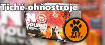 Tichý ohňostroj, ohňostroj bez bouchání, tiché ohňostroje 2025